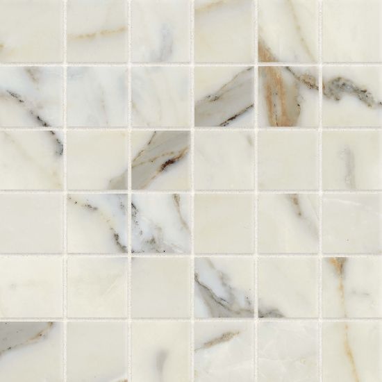 Classic 2.0 Calacatta Oro Porcelain Mosaic - 2" X 2"