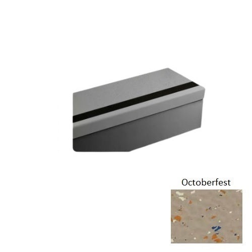 Johnsonite Octoberfest Rice Paper Textured Rubber Stair Tread