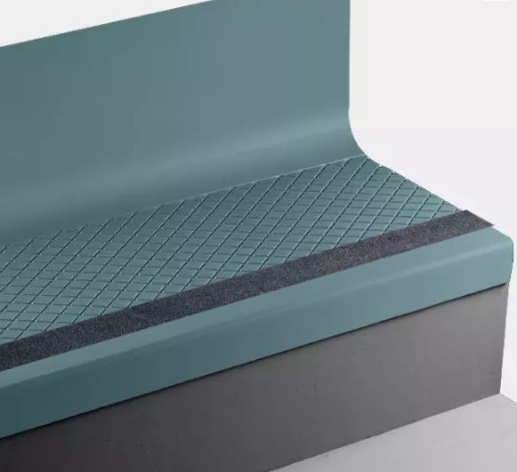 Johnsonite Dream Teal Diamond Rubber Stair Tread