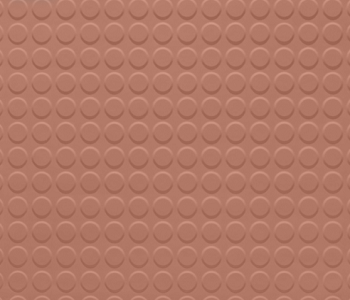 Johnsonite Hot Spice Raised Round Solid Color Rubber Tile - Textured