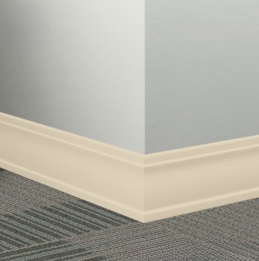 Johnsonite Almond Rubber Millwork Contoured Wall Base