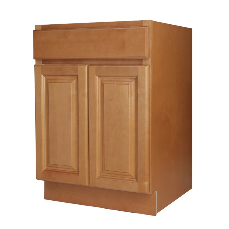 Sunset Birch Wood Kitchen Sink Base Cabinet