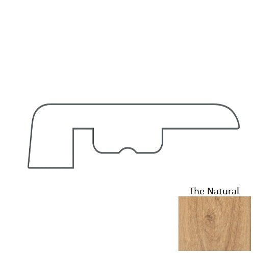 The Natural Luxury Vinyl Moulding / Trim End Cap
