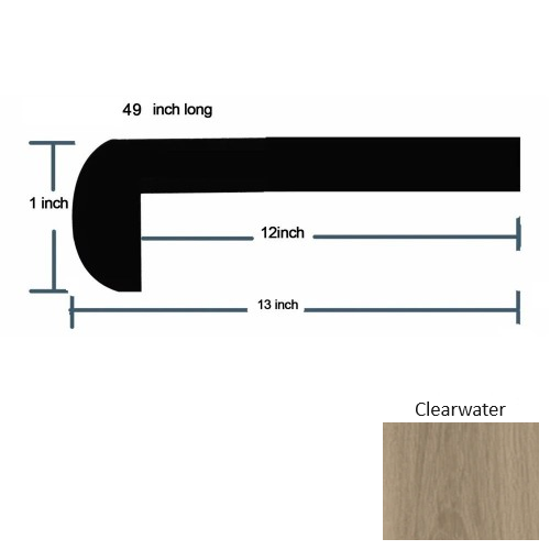 Beach Clearwater Luxury Vinyl Stair Tread