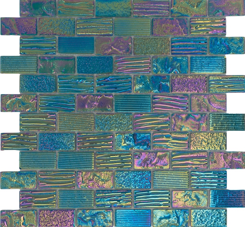 Pistoia Glass Mosaic 1" x 2" Polished