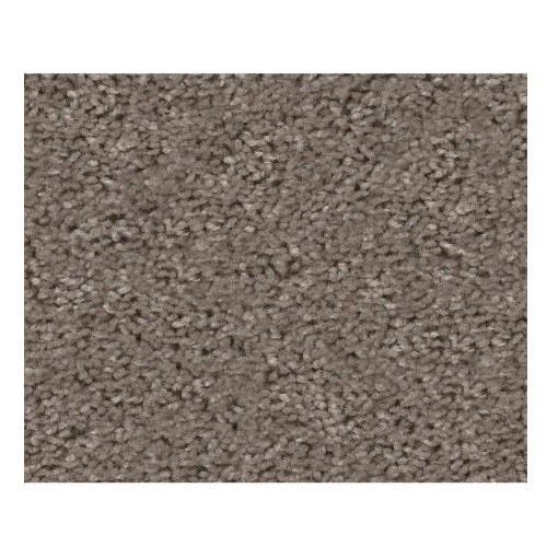 To The Point Warm Grey Polyester Carpet - Textured