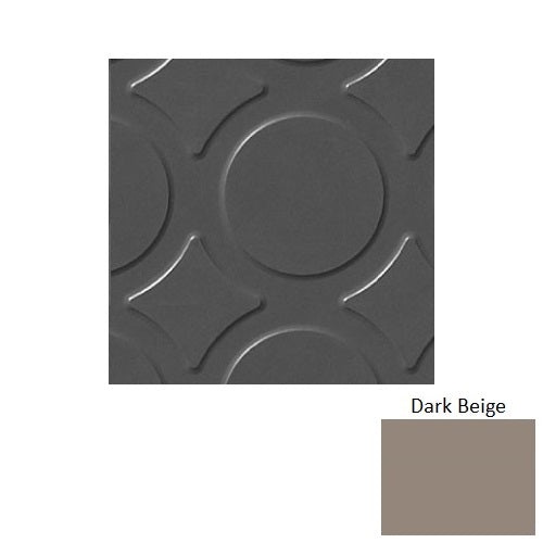 Flextones Dark Beige Textured Rubber Tile