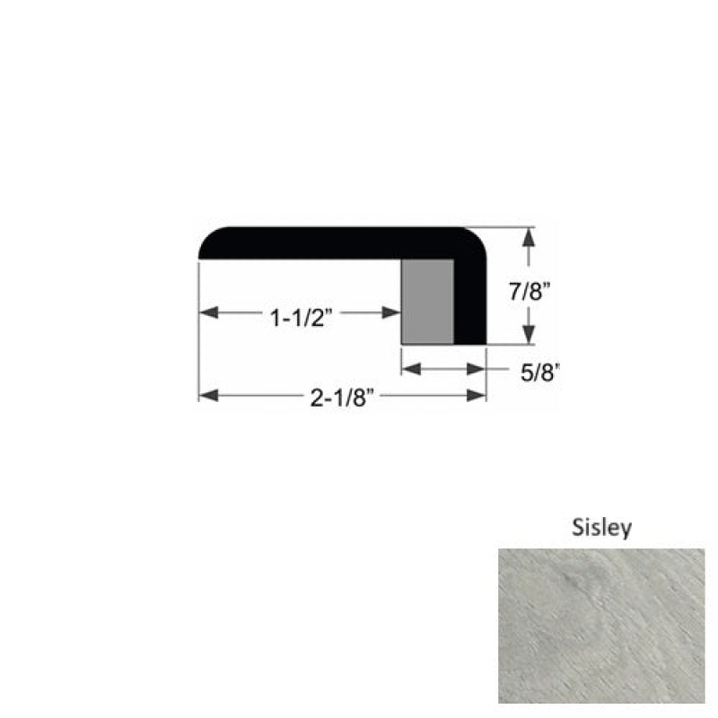 Tableau Sisley Hardwood Moulding / Trim - 2 1/8" X 86" End Cap - Urethane