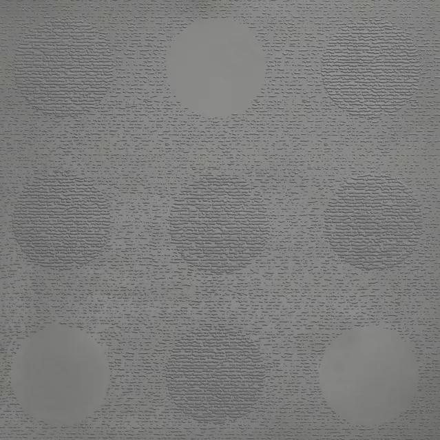 Johnsonite Vaporize Tic Tac Toe Circulinity Rubber Tile - Textured - 24" X 24"