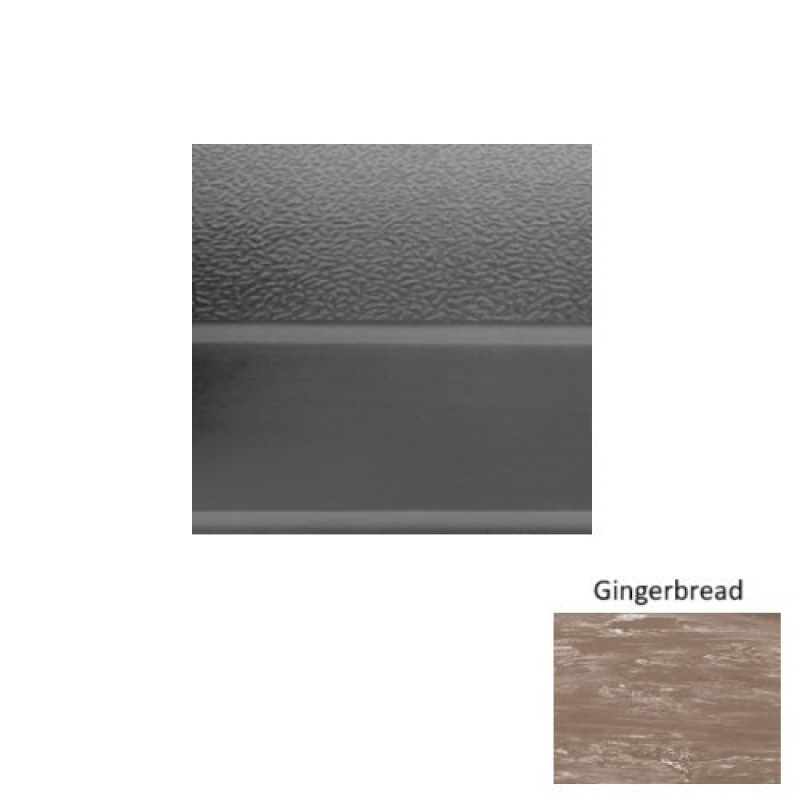Marbleized 93 Gingerbread Rubber (Sq) Stair Tread - Textured