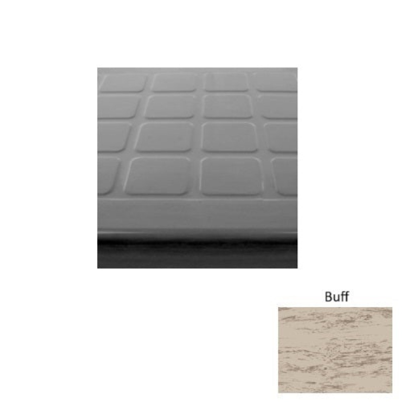 Marbleized Buff Raised Square Rubber Stair Tread