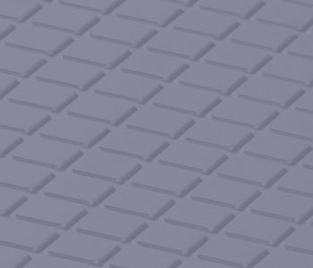 Johnsonite Grapest Diamond Solid Color Rubber Tile - Textured - 24" X 24"
