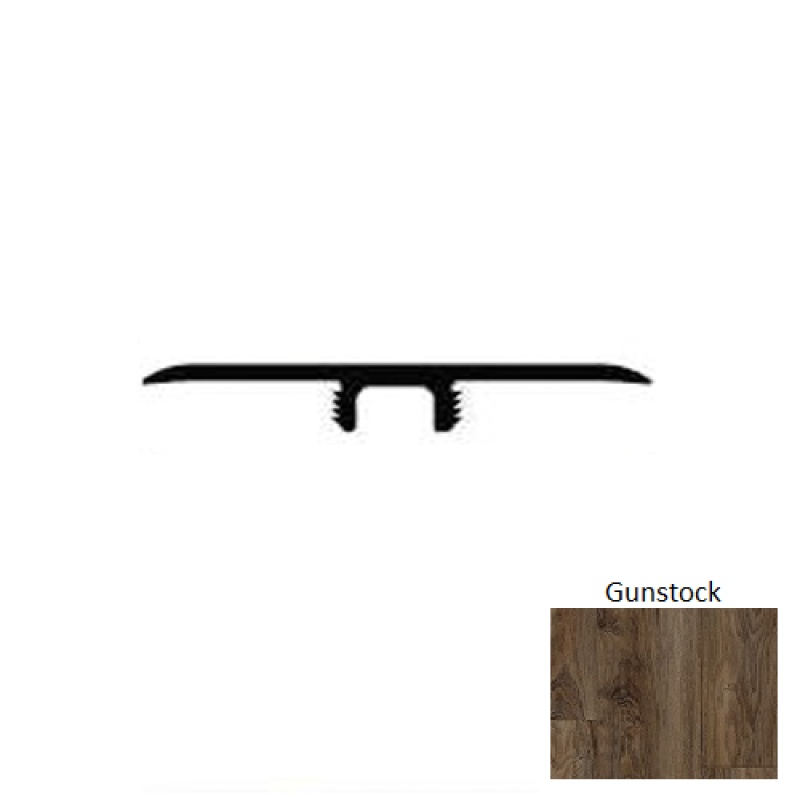 Lamdura Visions Gunstock Oak Laminate Wood Moulding / Trim - 94" T Molding - Embossed
