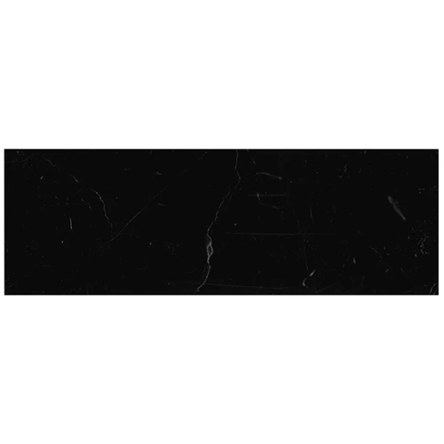 Cubist Nero Marquina Marble Tile - Polished - 4" X 12"