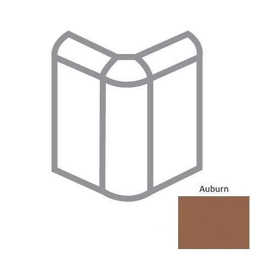 Metropolitan Auburn Ceramic Floor & Wall Trim - 4" X 8" Bullnose Left Corner - Honed