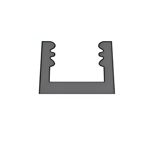 Prime Premium Luxury Vinyl Moulding / Trim - 0.24" X 0.47" X 94" Track - Embossed