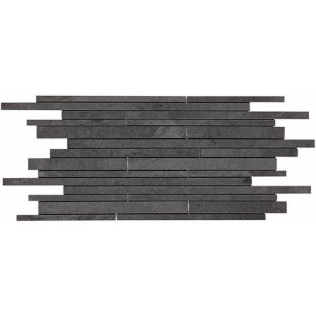 Delegate Dark Gray Porcelain Mosaic - Linear - Matte