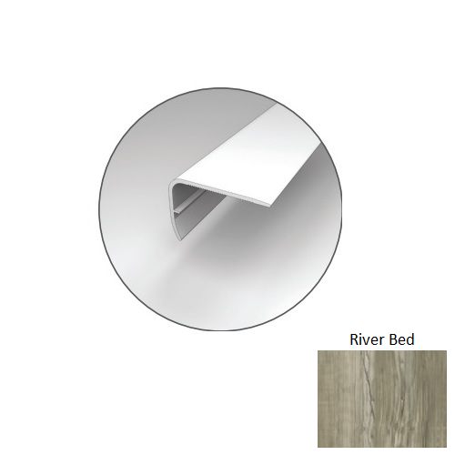 Uncharted Territory River Bed Luxury Vinyl Overlap Stair Nose