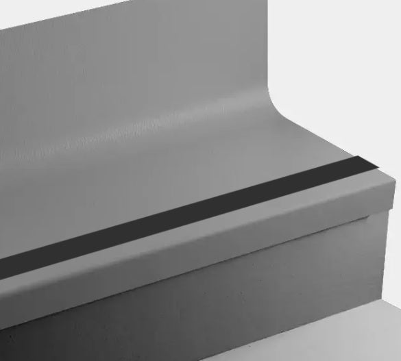 Johnsonite Thunder Hammered Stair Tread with Riser