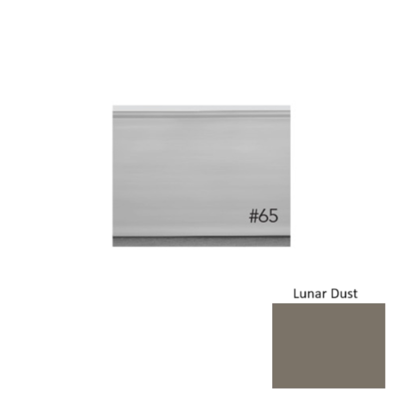 Pinnacle Plus #65 Vertical Lunar Dust Rubber Wall Base - 4 5/8" X 8 Ft