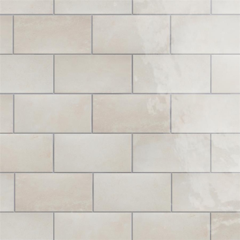 Camden Antique Bianco Ceramic Tile - Glossy - 4" X 8"