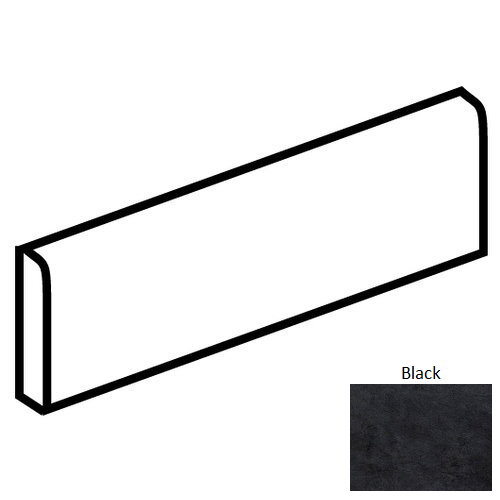 Bee Hive Black Porcelain Floor & Wall Trim