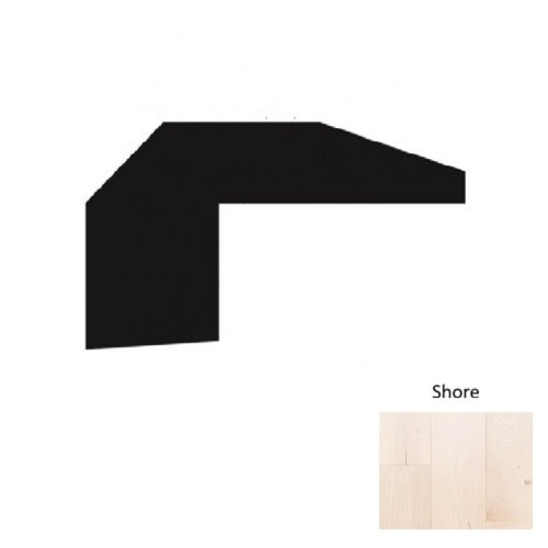 Designer Shore Hardwood Moulding / Trim - 78" Threshold - Wire Brushed
