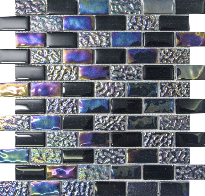 Luster Gold Glass Mosaic - 1" X 2" - Polished