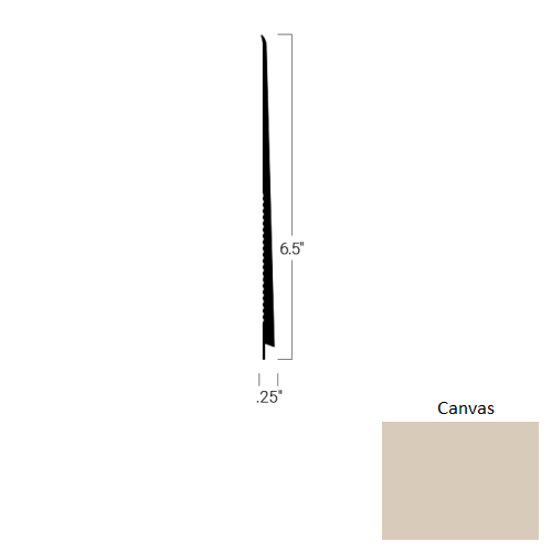 Johnsonite Canvas Rubber Tightlock Carpet Rubber Base