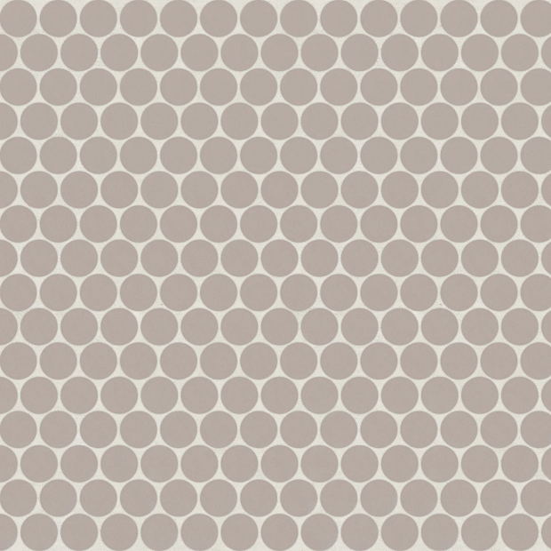 Marin Coastal Cliff Porcelain Mosaic - Matte Penny Round