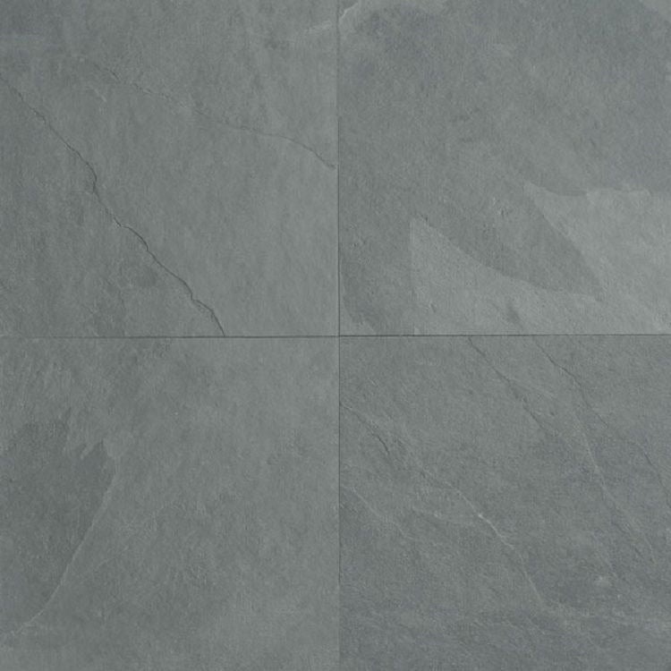 Brazil Gray Slate Tile - Natural Cleft Face, Gauged Back