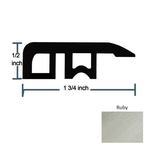Paramount Ruby Luxury Vinyl Moulding / Trim - 94.5" Reducer - Embossed