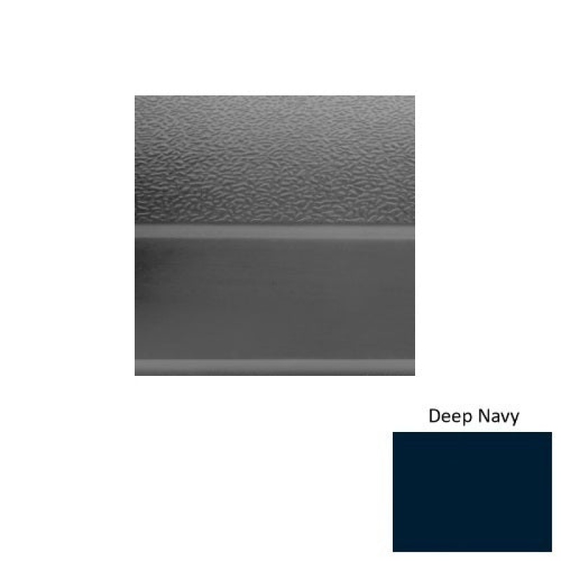 Roppe Solid Deep Navy Rubber Stair Tread with Kevlar
