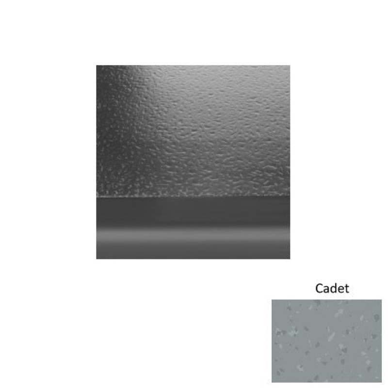 Symmetry 99 Cadet Rubber (Sq) With Galley Red Abrasive Strip Stair Tread With Dupont Kevlar - Hammered