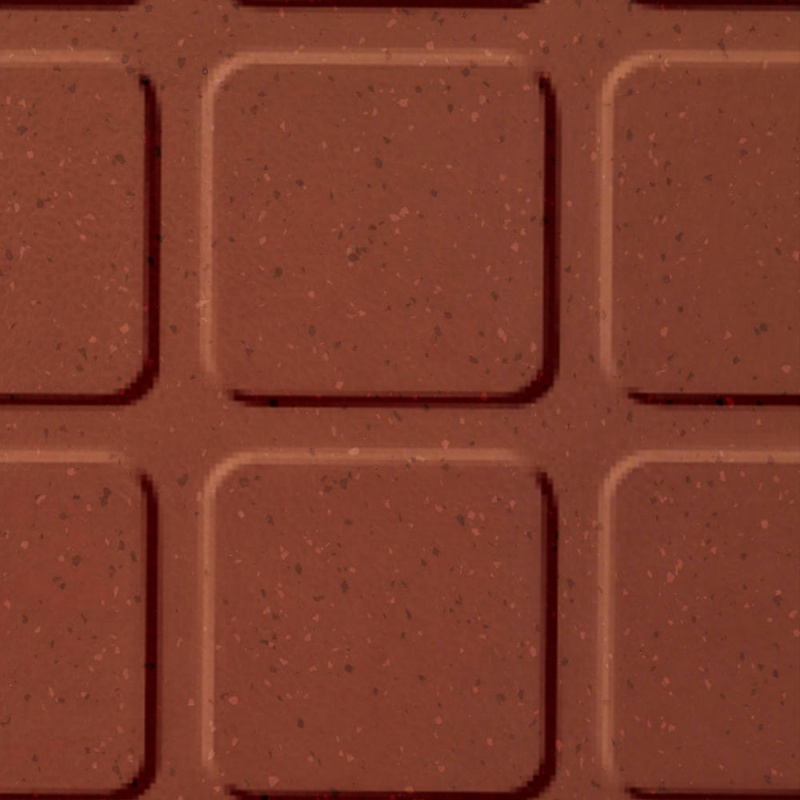 Johnsonite Highbridge Trail Raised Square Color Splash Speckled Rubber Tile - Textured - 24" X 24"