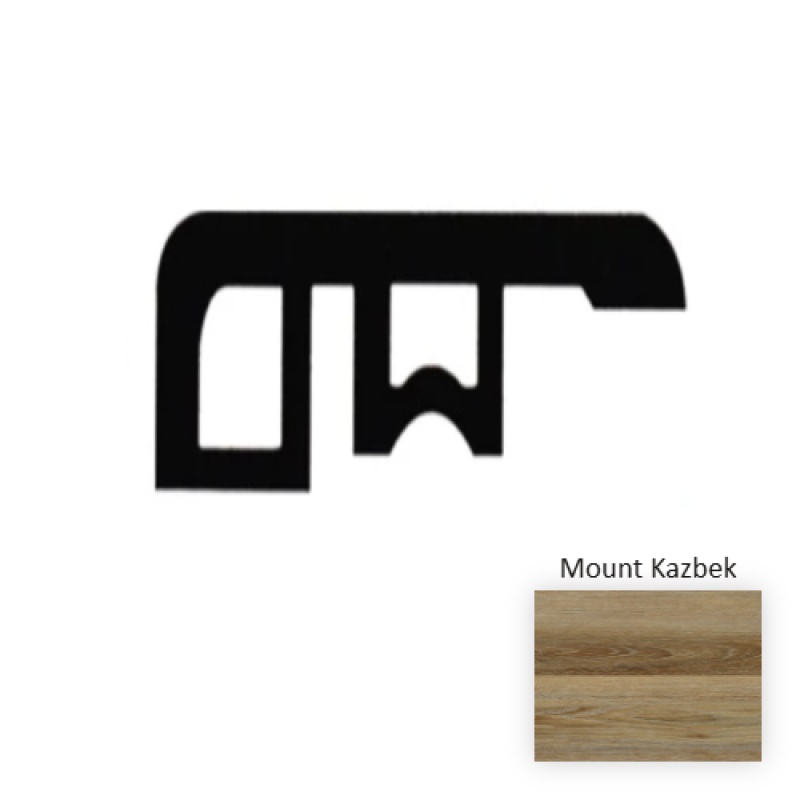 Sierra Mount Kazbek Luxury Vinyl Moulding / Trim - 94.5" End Cap - Embossed