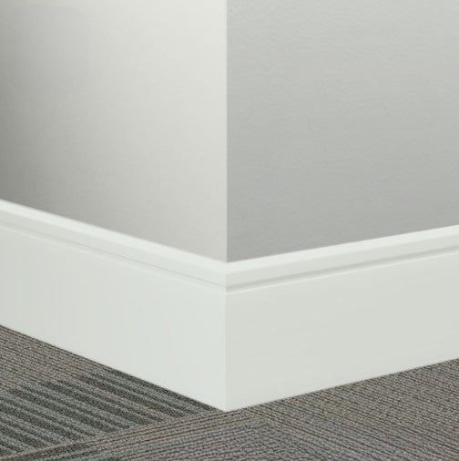 Johnsonite White Rubber Millwork Contoured Wall Base