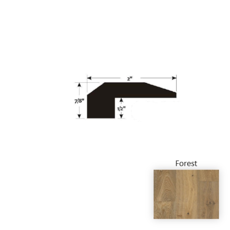Reserve Forest Hardwood Threshold 2" x 90" Wire Brushed