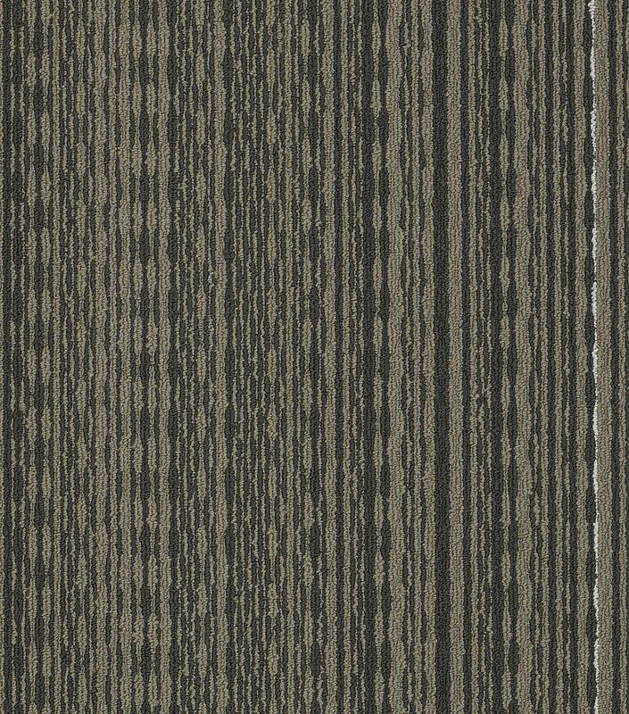 Corrugated Vibration Nylon Carpet Tile - Loop - 18" X 36"