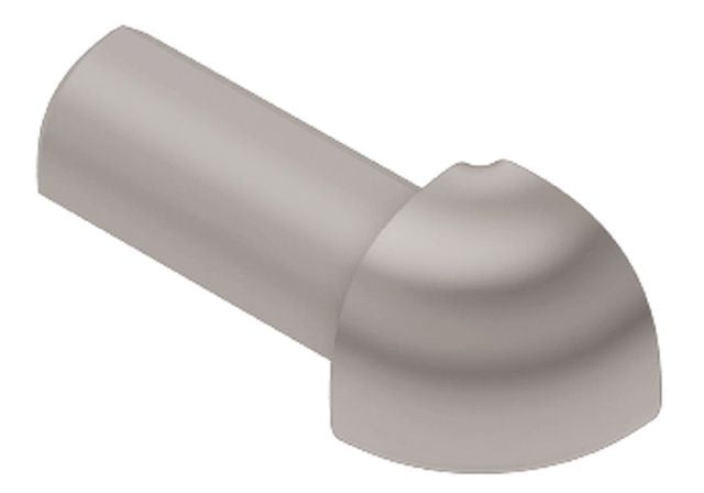 Rondec 90 Degree Outside Corner Plastic Pvc Tile Edging Trim - Classic Grey