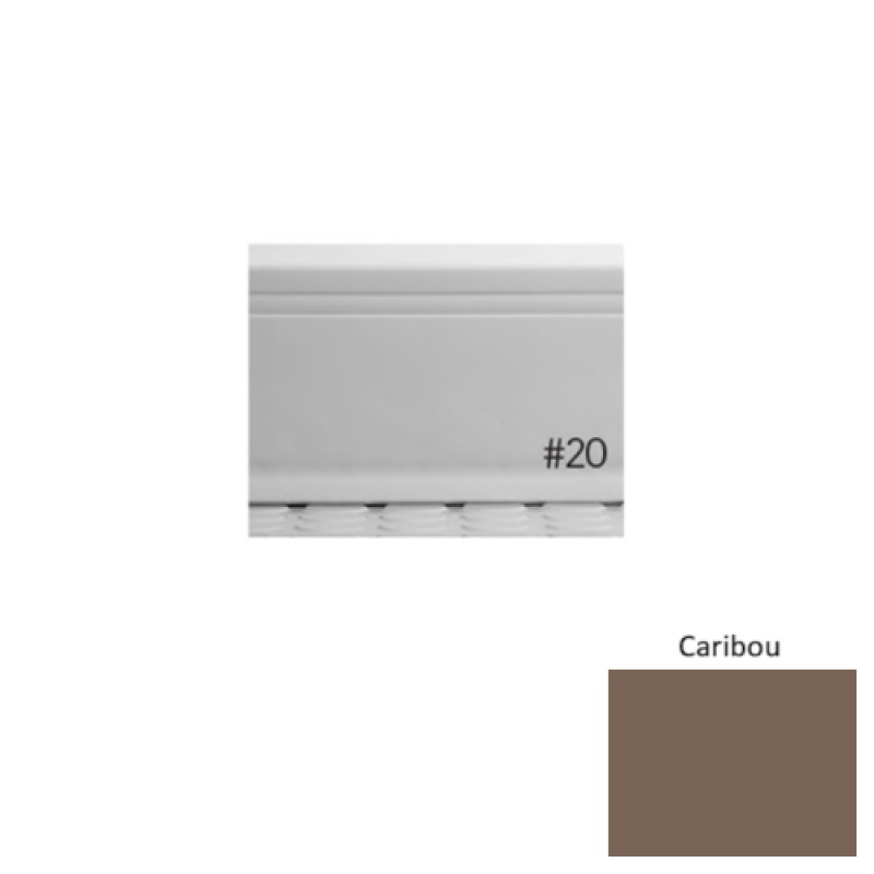 Pinnacle Plus #20 Draft Caribou Rubber Coil Wall Base - 4" X 120 Ft
