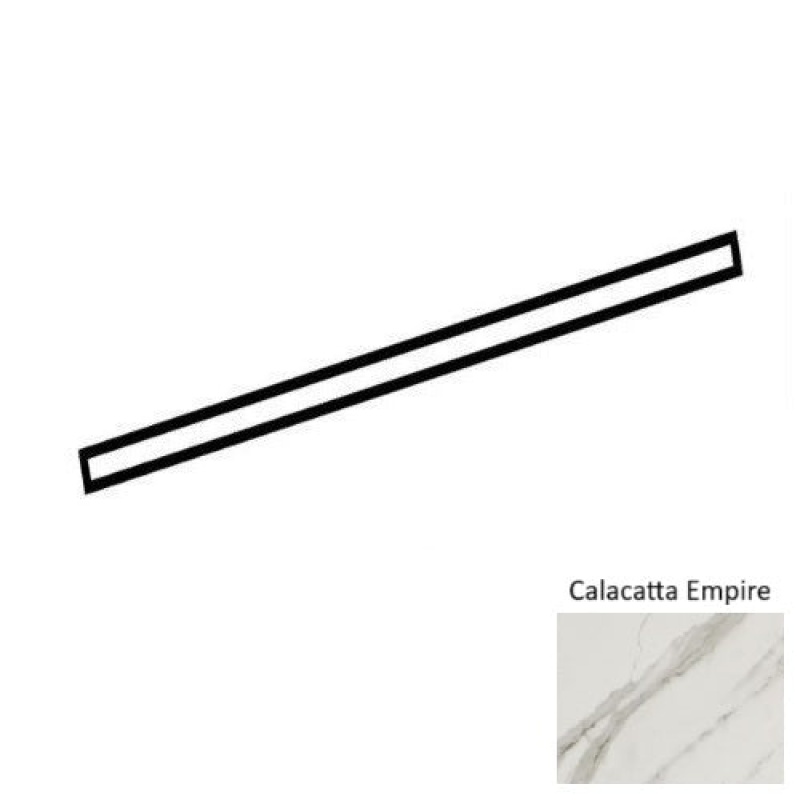 Core Fundamentals Platinum Calacatta Empire Ceramic Wall Trim
