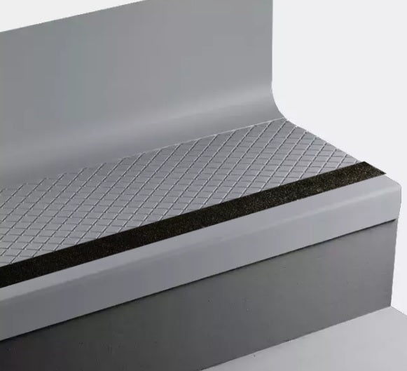 Johnsonite Drizzle Diamond Stair Tread with Riser
