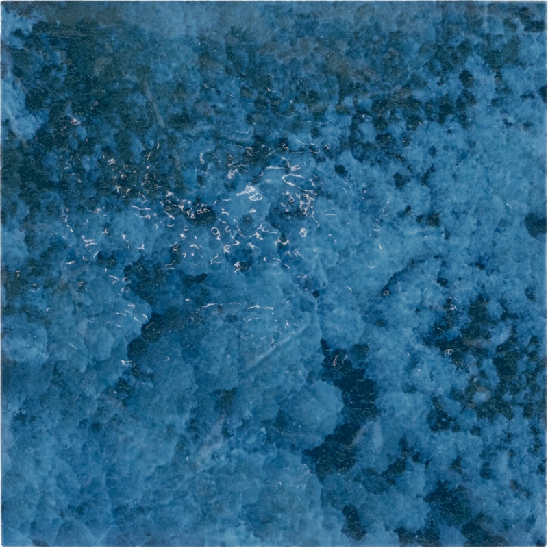 Neptune Blue Porcelain Tile - Glossy - 6" X 6"