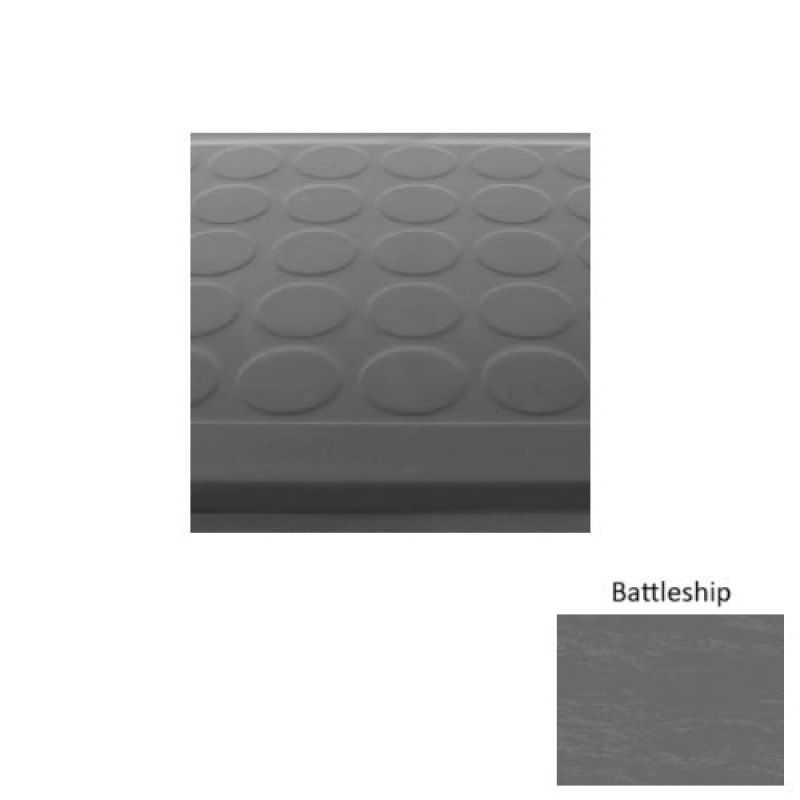 Roppe Marbleized 92 Battleship Stair Tread
