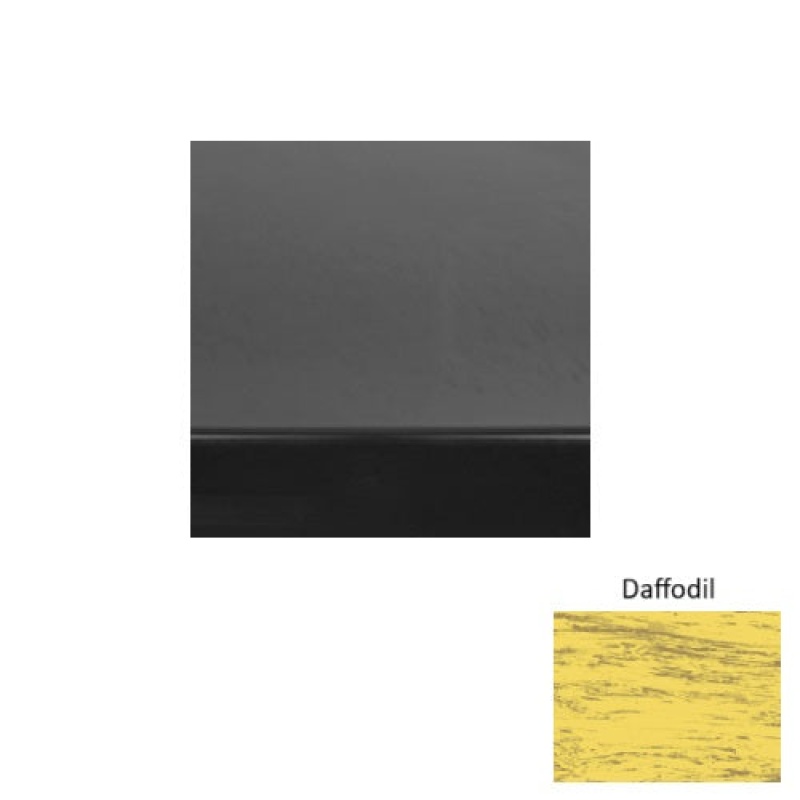 Marbleized 71 Daffodil Light Duty With One 2 Inch Strips Rubber (Rd) With Safety Yellow Abrasive Strip Stair Tread - Smooth