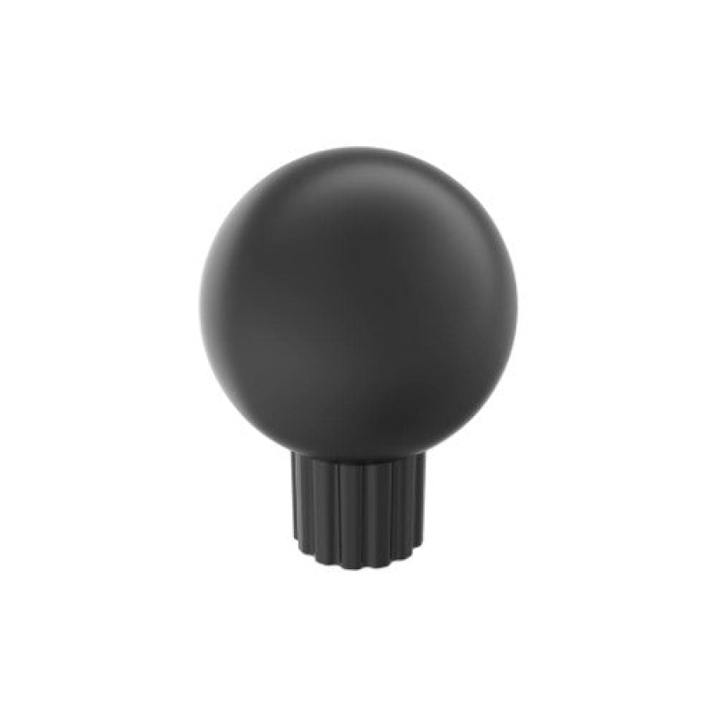 Cowrie Zinc Cabinet Knob - Matte Black - 1 1/8" (29 Mm)