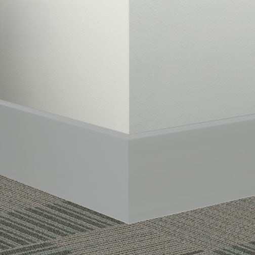 Johnsonite Pewter Rubber Millwork Contoured Wall Base