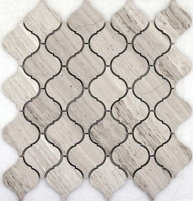 Metro Cream Limestone Mosaic - Lantern - Honed