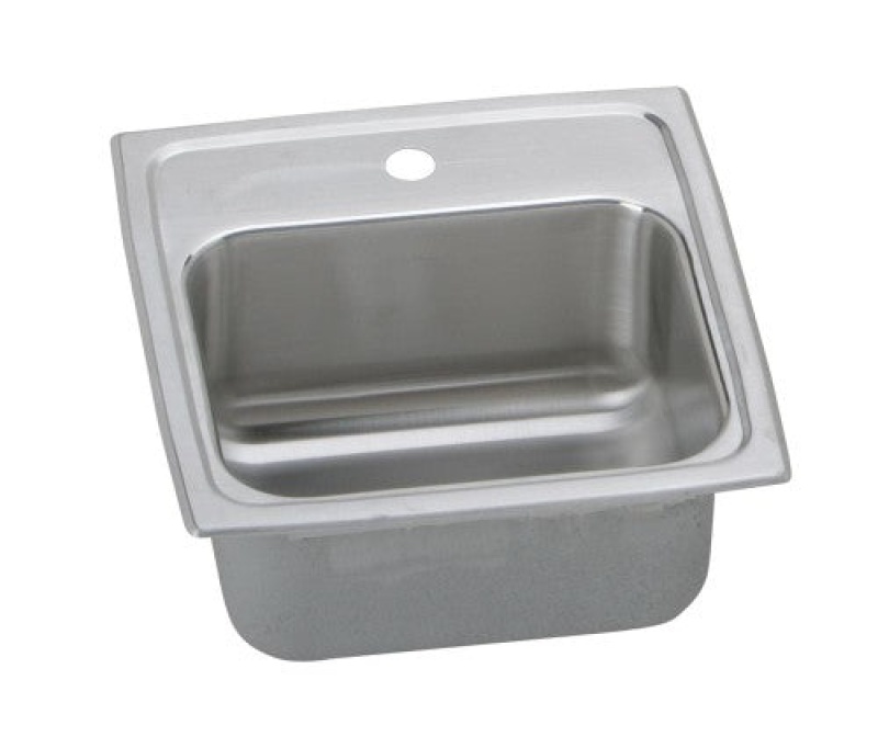 Blrq151 Celebrity Stainless Steel Drop In Single Bowl Bar Sink - 15" X 15" X 7 1/8" With 1 Hole - Stainless Steel